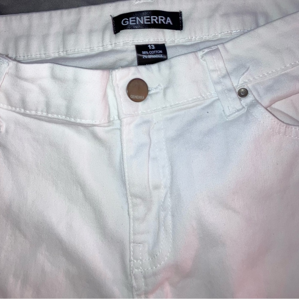 Generra ladies white jeans